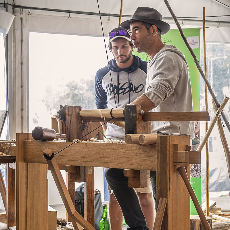 Turning on the Spring Pole Lathe with Matt Holden